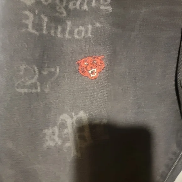 Polo Ralph Lauren RL Tigers Varsity P Graffiti Classic Fit Jeans 38 x 32 - Picture 9 of 10